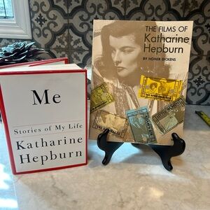 COLLECTOR’S SPECIAL Katharine Hepburn Book Set- 1st Edition Biography+Film Book